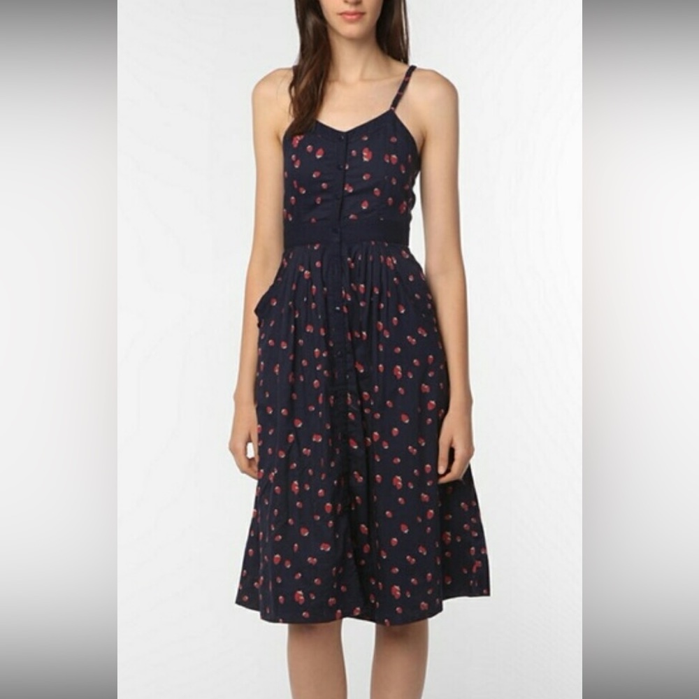 Urban Outfitters cotton midi dress, size 4